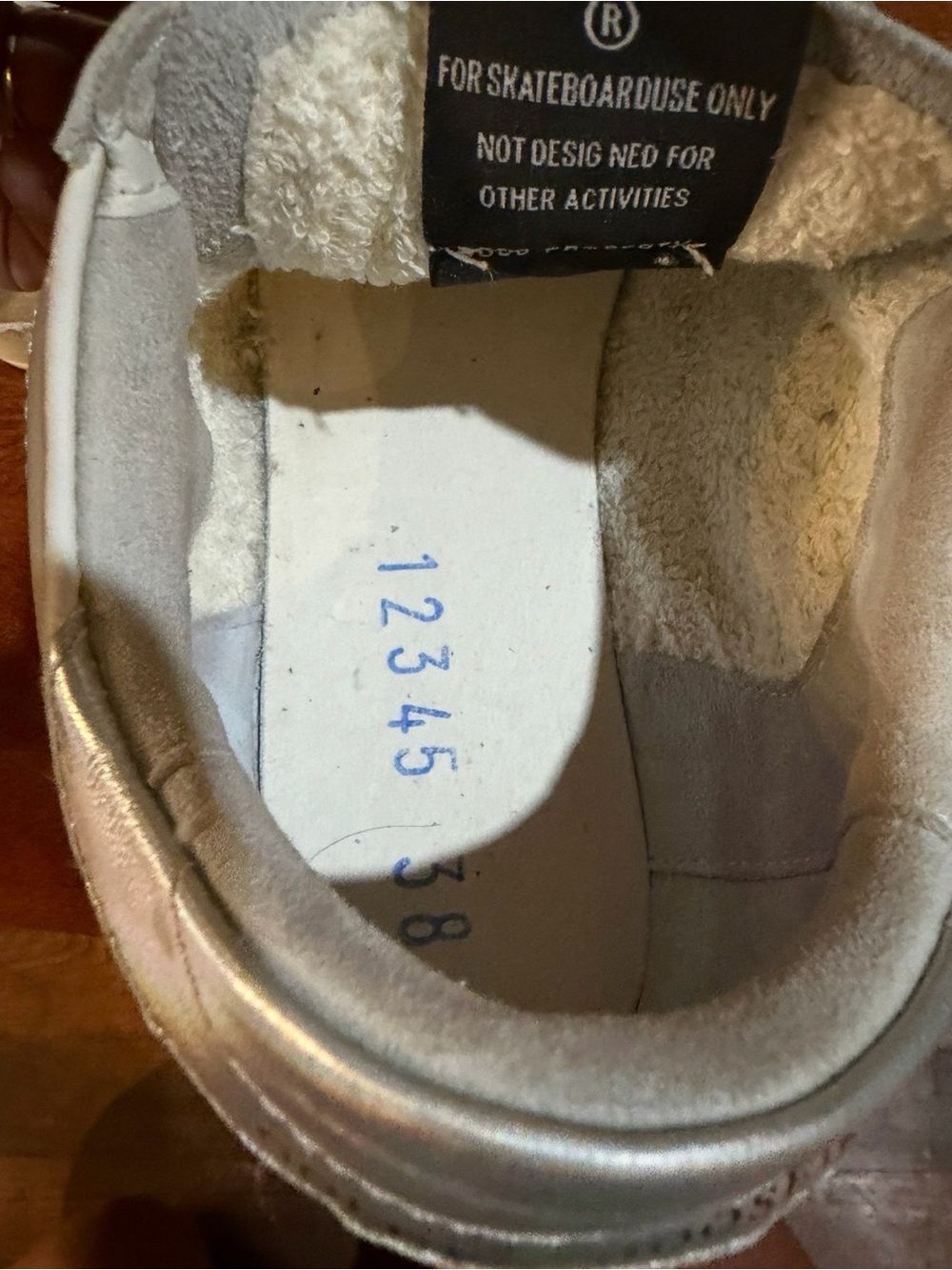 Golden Goose Superstar Sneakers Size 38 White Silver Glitter Star Sneakers 🔥 - Picture 14 of 16